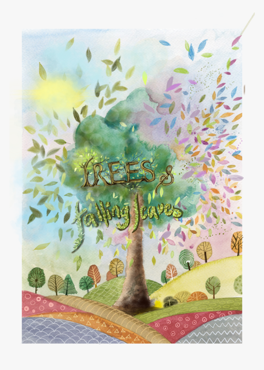 Trees With Falling Leaves , Png Download - Cushion, Transparent Png, Free Download