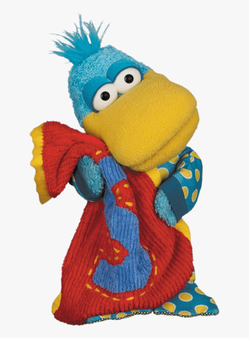 Squacky Holding His Blanket - Stuffed Toy, HD Png Download, Free Download