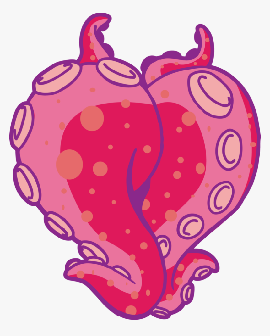 Transparent Tentacle Png - Tentacle Heart, Png Download, Free Download