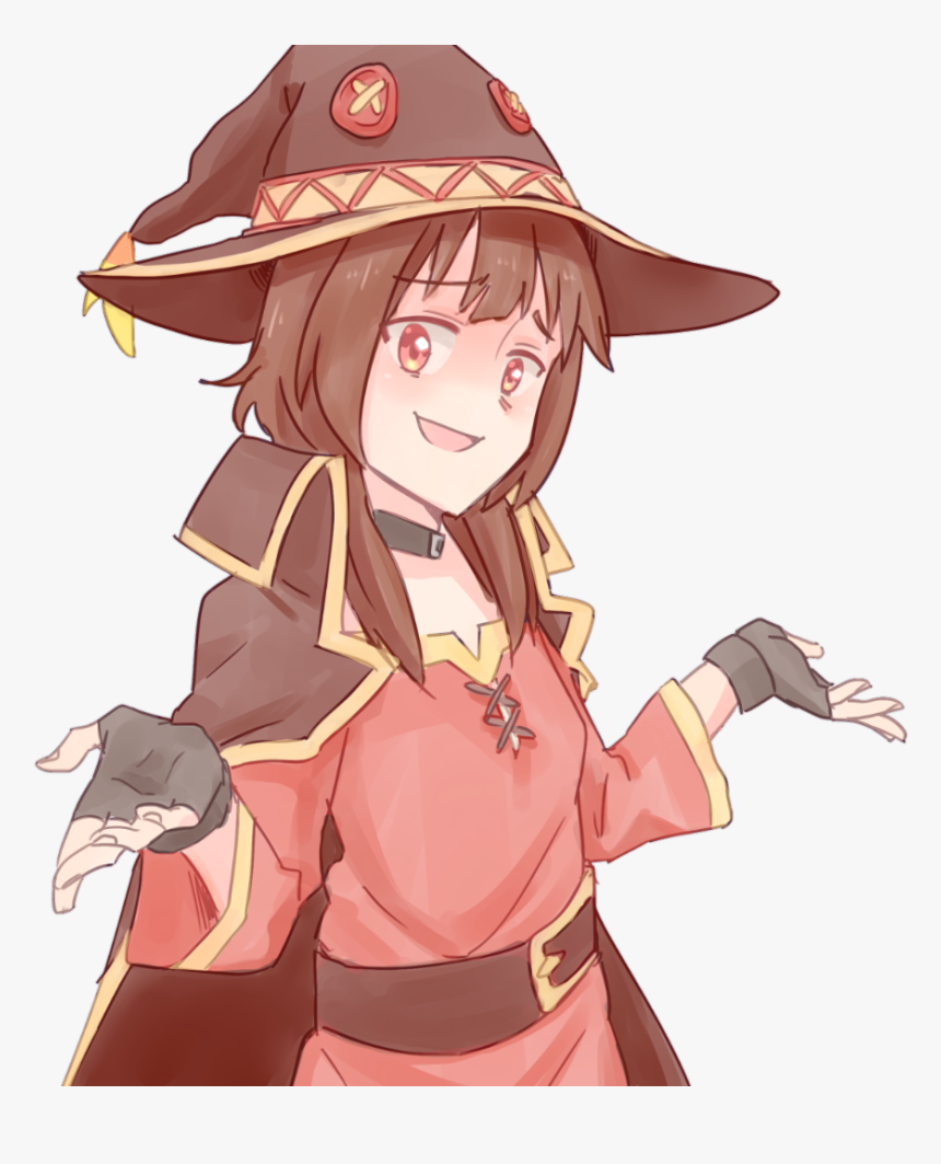 Transparent Megumin Png - Cartoon, Png Download, Free Download