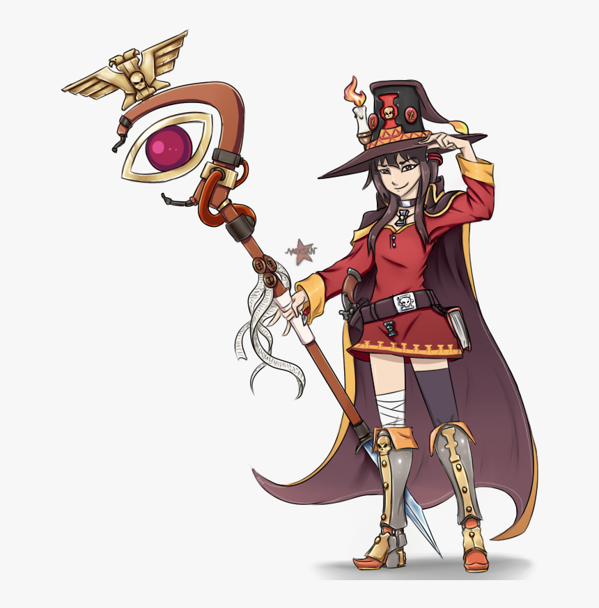 Megumin Warhammer, HD Png Download, Free Download