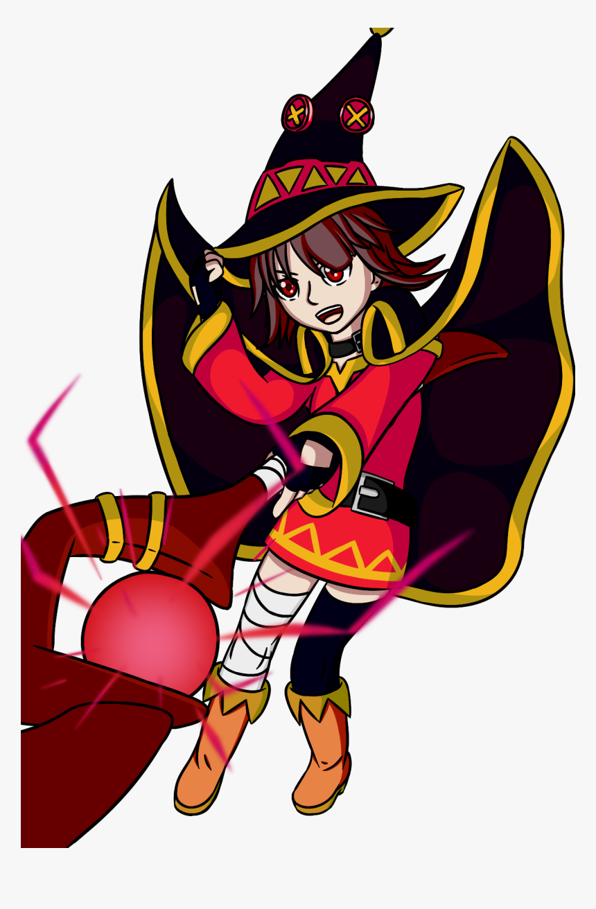 Crimson Demon Megumin - Cartoon, HD Png Download, Free Download