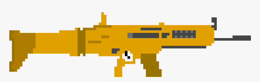 The Best Fortnite Scar - Scar Pixel Art Fortnite Png, Transparent Png, Free Download