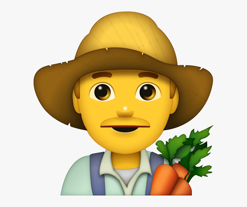 Farmer Emoji Png, Transparent Png, Free Download