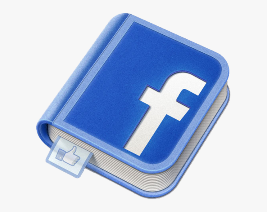 Fb Png Icon - Facebook Logo As A Book, Transparent Png, Free Download