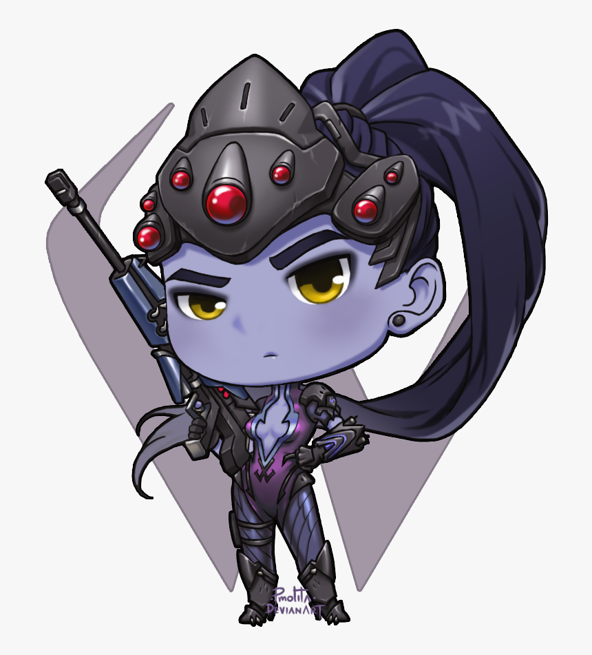 Image - Widowmaker Overwatch Chibi, HD Png Download, Free Download