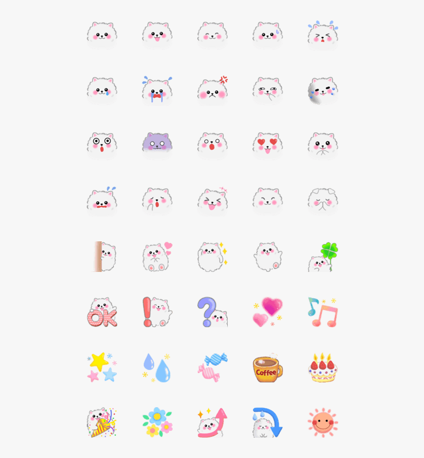 Two Little Rabbits Line Stickers, HD Png Download, Free Download