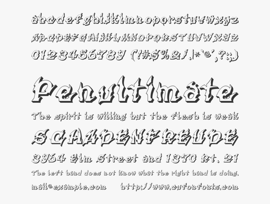 Font Style Cg Omega, HD Png Download, Free Download