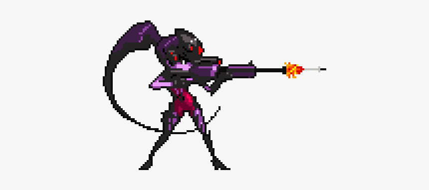 Overwatch Widowmaker Pixel Spray, HD Png Download, Free Download