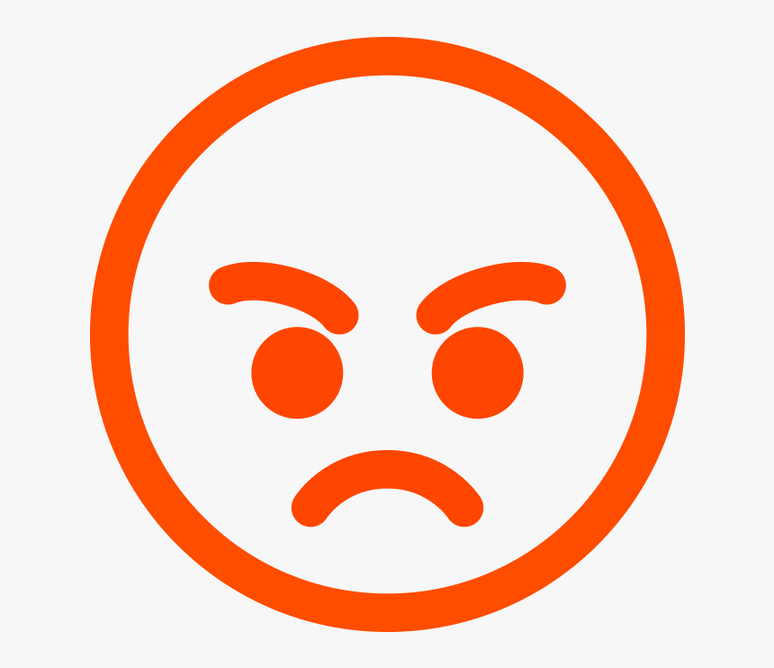 Angry Face Png - Surviv Io Emoyes Png, Transparent Png, Free Download