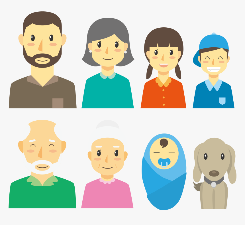 Family Photo Vector Png Download - Iconos De La Familia, Transparent Png, Free Download