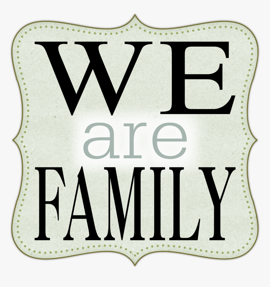 Family Word Clipart, HD Png Download, Free Download