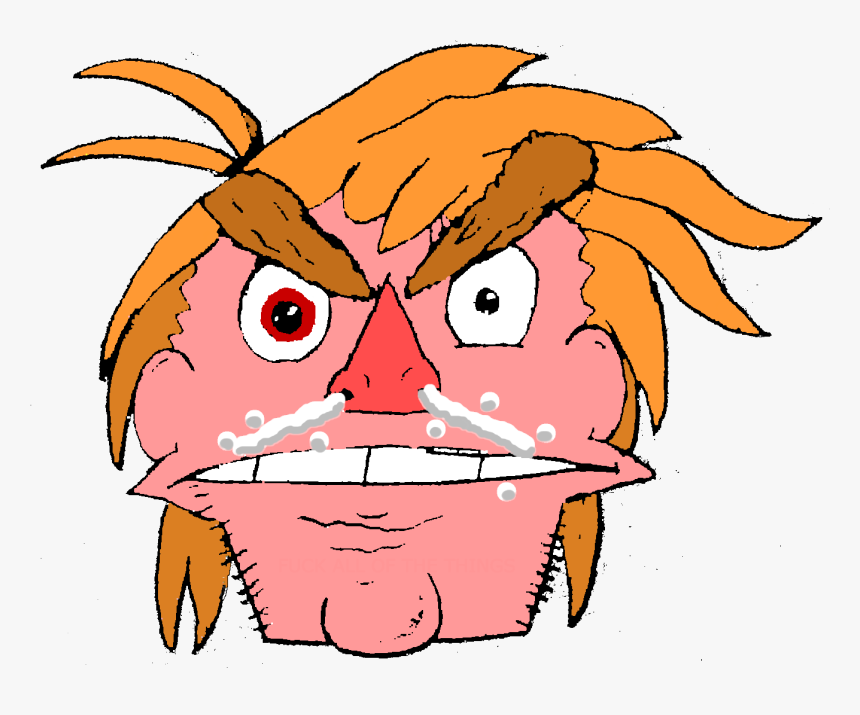 Angry Face Cartoon, HD Png Download, Free Download