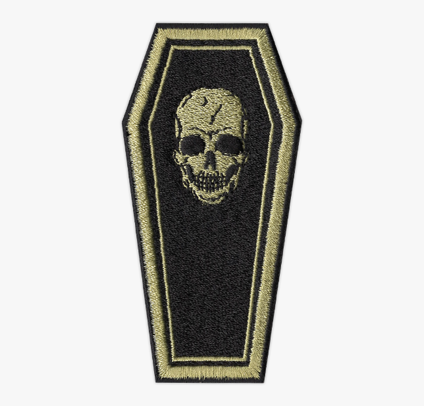 Black/gold Coffin Patch By Seventh - Emblem, HD Png Download, Free Download