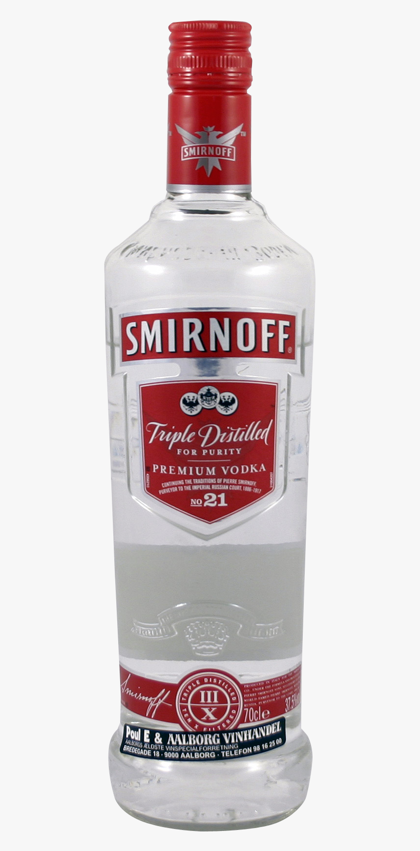 Vodka Png - Smirnoff Vodka Bottle Png, Transparent Png, Free Download