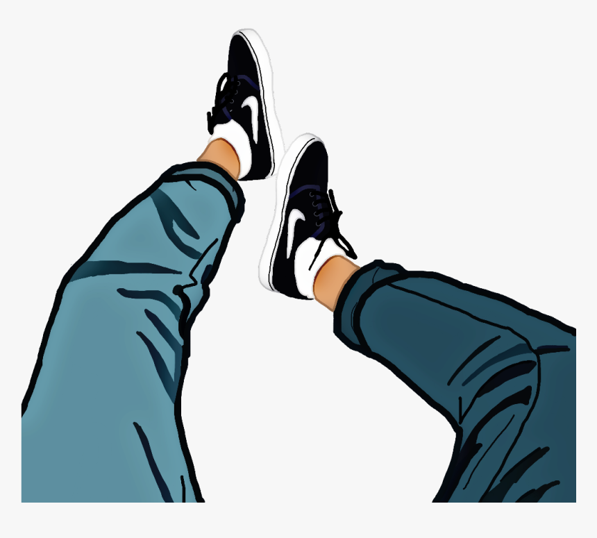 Transparent Cartoon Legs Png - Sneakers, Png Download, Free Download