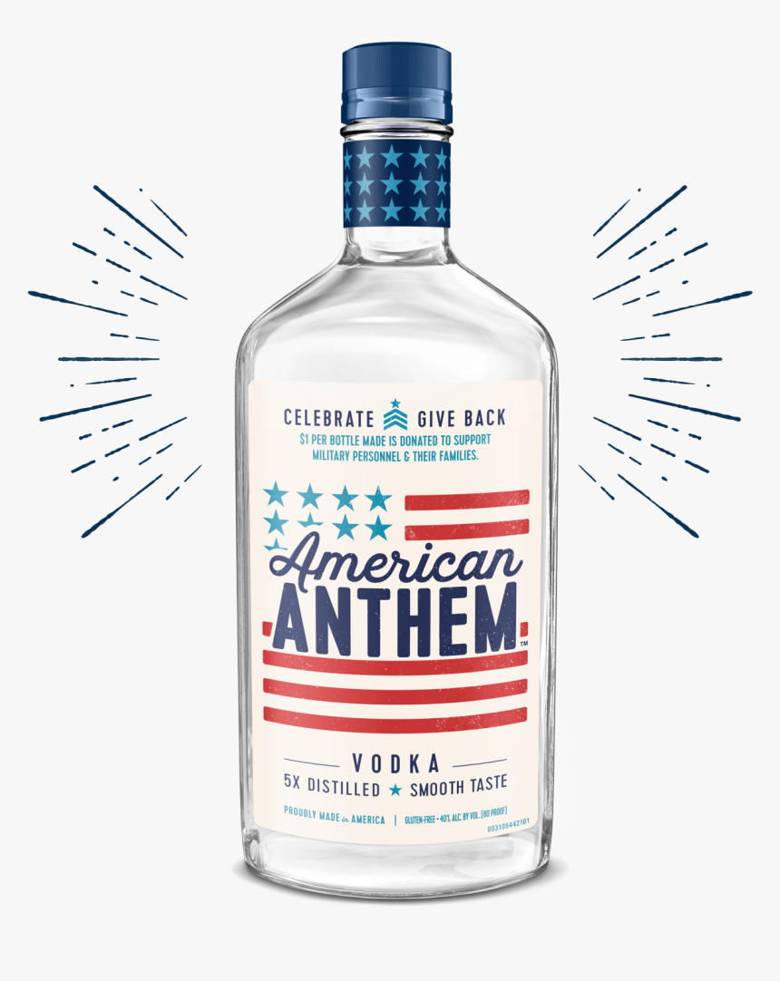 Vodka Png - American Anthem Vodka, Transparent Png, Free Download