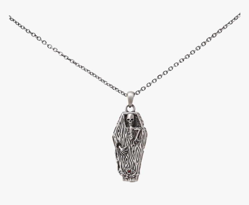 Skull Coffin Necklace - Coffin Necklace, HD Png Download, Free Download