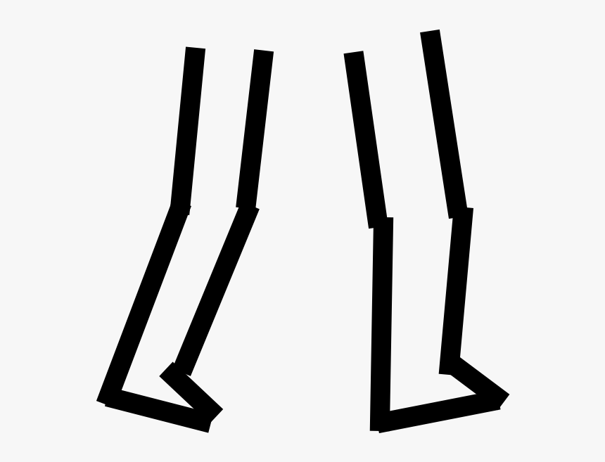 Stick Figure Legs Png, Transparent Png, Free Download