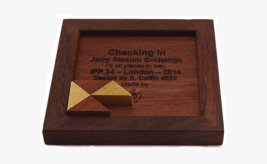 Checking In Checkerboard Packing Tray Puzzle By Stewart - Picture Frame, HD Png Download, Free Download