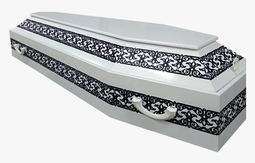 Buy Coffin Six-sided White With A Pattern - Box, HD Png Download, Free Download