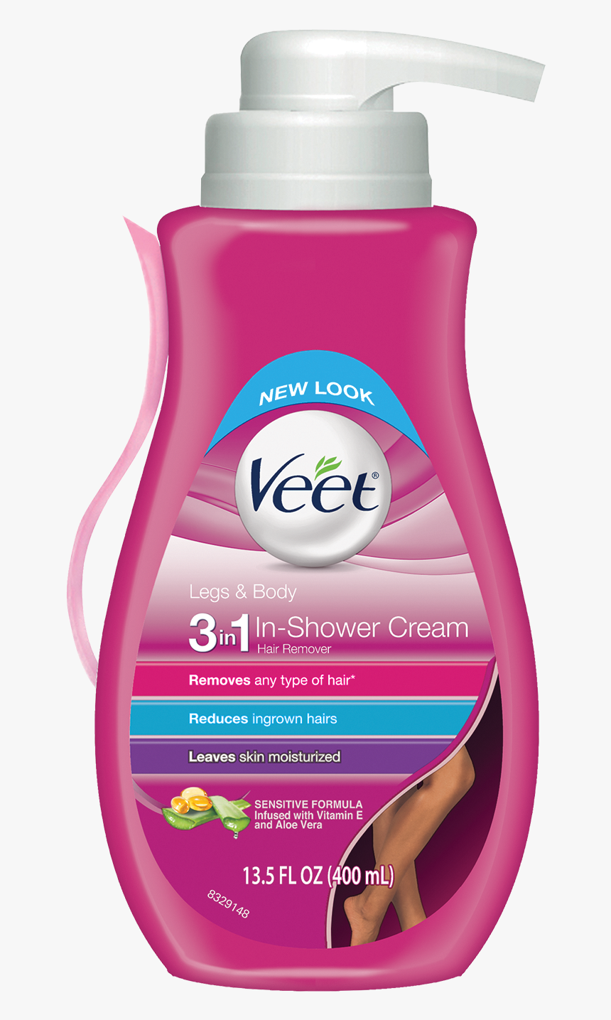 Veet® In Shower Cream - Veet 3 In 1 Gel Cream, HD Png Download, Free Download