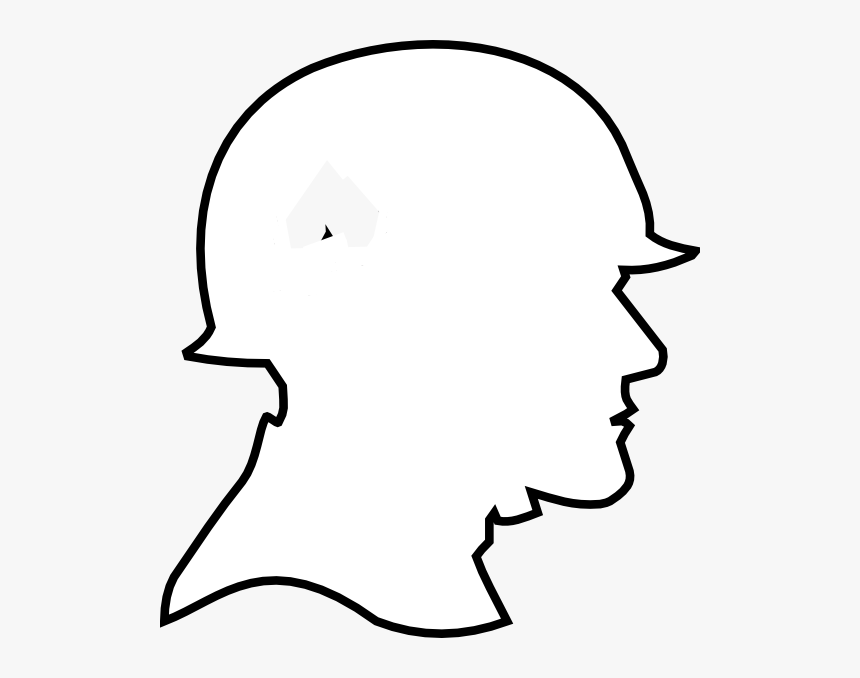 Transparent Soldier Silhouette Png - Soldier Head Silhouette, Png Download, Free Download