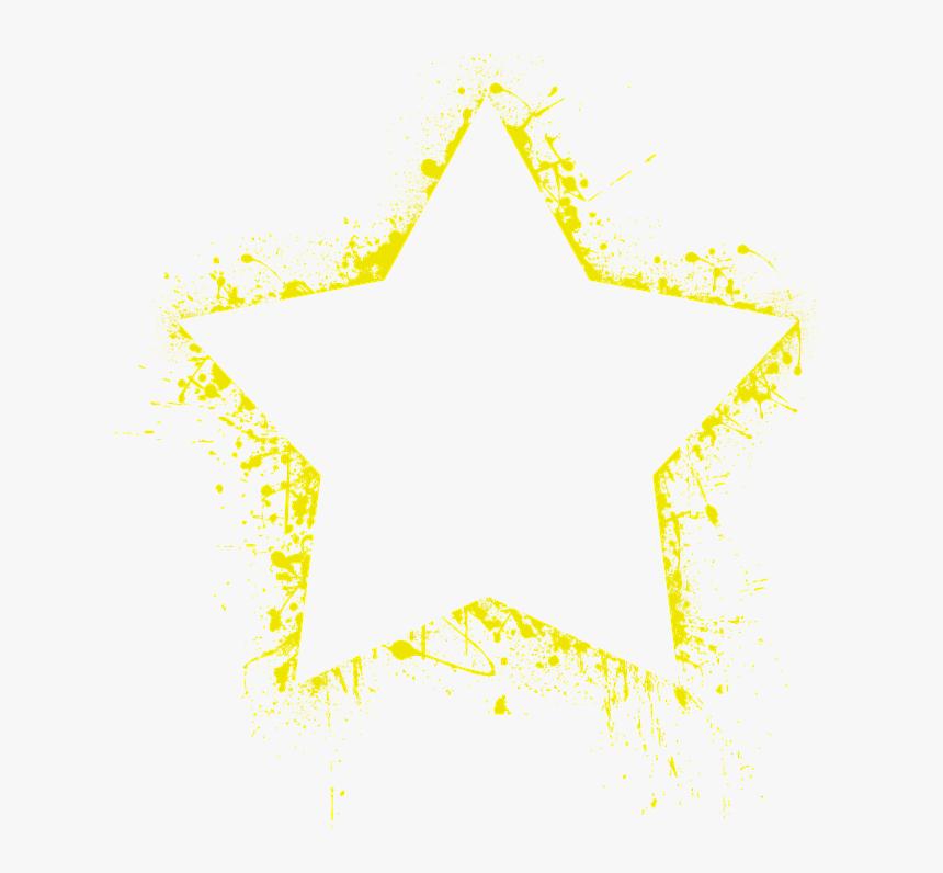Star, Yellow, Shines, Light, Sky, Outline Star, Victory - Transparent Star Outline Yellow, HD Png Download, Free Download