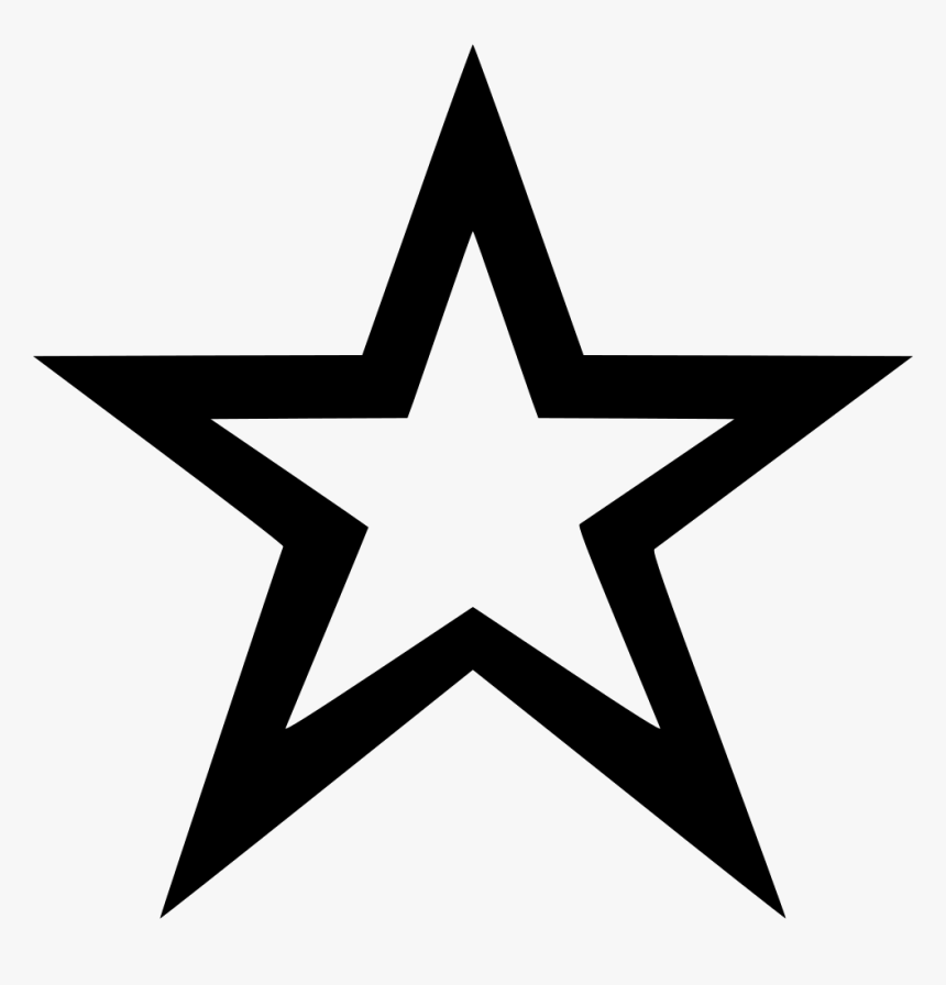 Star Outline - Star Icon Png, Transparent Png, Free Download