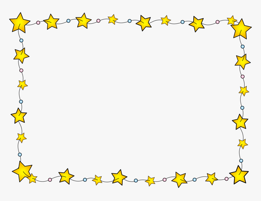 Stars Border Vector Png Download - Star Border Png, Transparent Png, Free Download