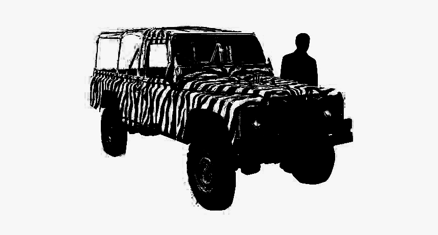 Safari Jeep Silhouette - Safari Car Silhouette, HD Png Download, Free Download