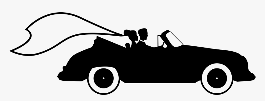 Wedding Car Svg Cut File - Wedding Car Png Art, Transparent Png, Free Download