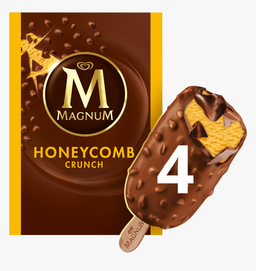 Png - Honeycomb - Magnum Ice Cream Pack, Transparent Png, Free Download