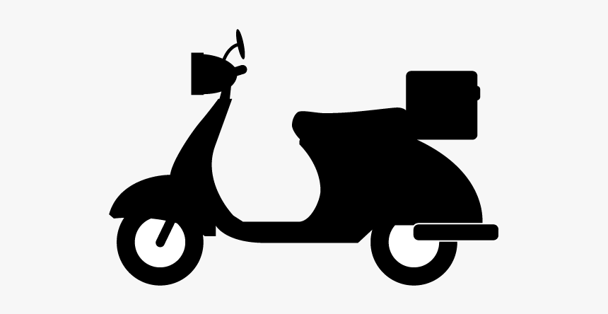 Scooter Png Image Silhouette, Transparent Png, Free Download