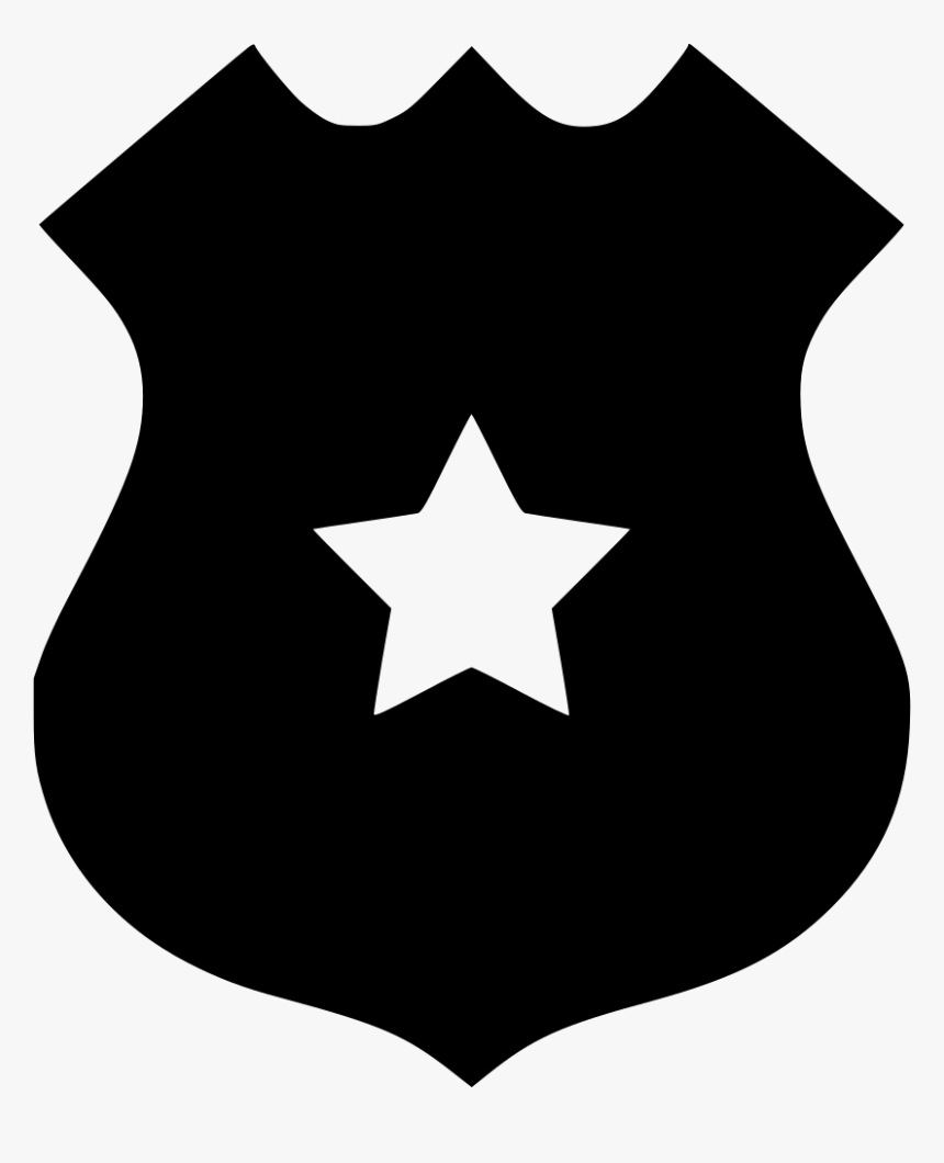 Transparent Person Outline Png - Police Badge Icon Free, Png Download, Free Download