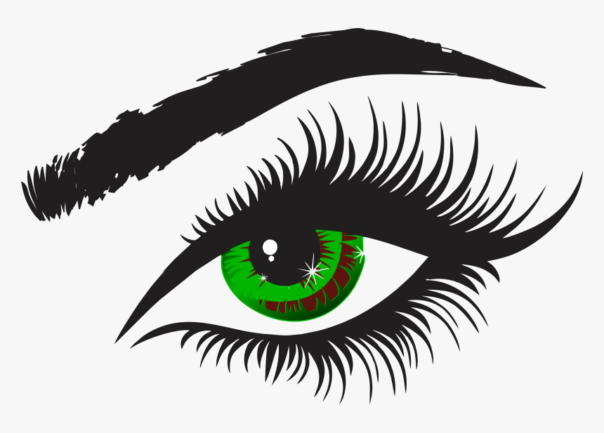 Eye With Lashes Clipart - Beautiful Eyes Clip Art, HD Png Download, Free Download