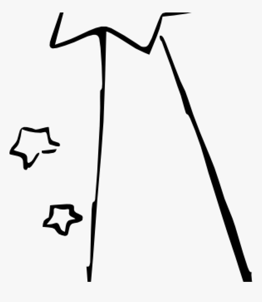 Shooting Star Clipart Shooting Star Clip Art Outline - Black And White Shooting Star, HD Png Download, Free Download