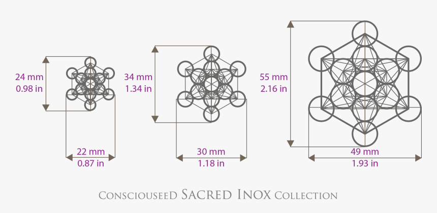 Metatron"s Cube Pendant Necklace Sacred Geometry Flower, HD Png Download, Free Download