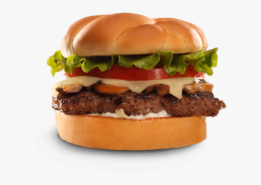 Mushroom Swiss Burger - Backyard Burger, HD Png Download, Free Download