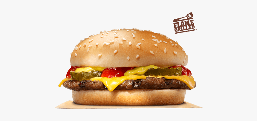 Burger King Cheese Burger, HD Png Download, Free Download