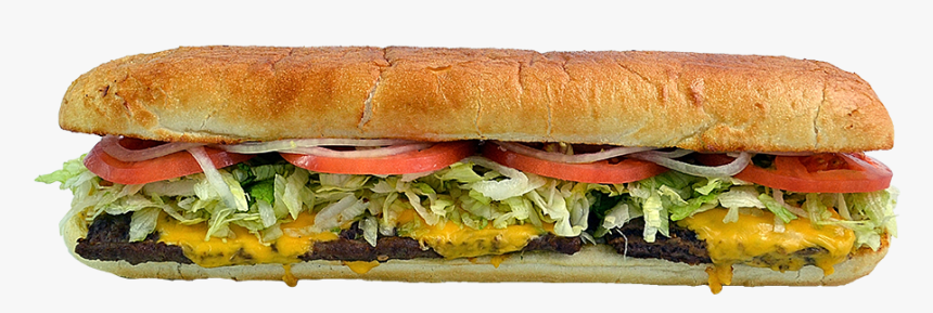 Larry Giant Subs Cheeseburger, HD Png Download, Free Download