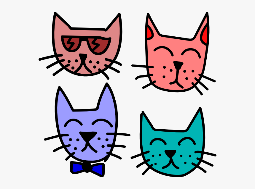 Graffiti Cats Svg Clip Arts - Cats Clipart, HD Png Download, Free Download