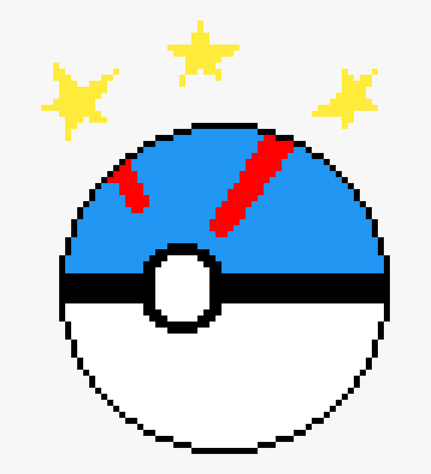 Great Ball Png - Master Ball Pixel Art, Transparent Png, Free Download