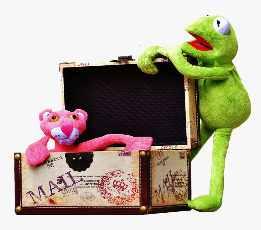 Plush Toys Kermit The Pink Panther Free Picture - Stuffed Toy, HD Png Download, Free Download