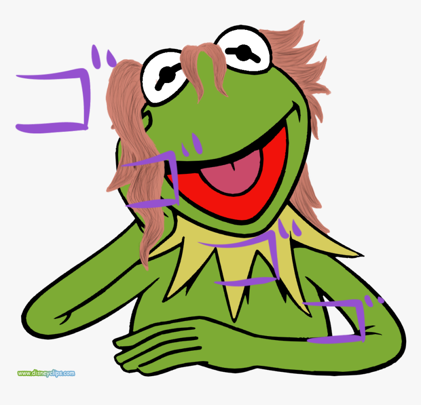 I Called Kakyoin Kermit The Noodle And Then This - Black And White Kermit, HD Png Download, Free Download