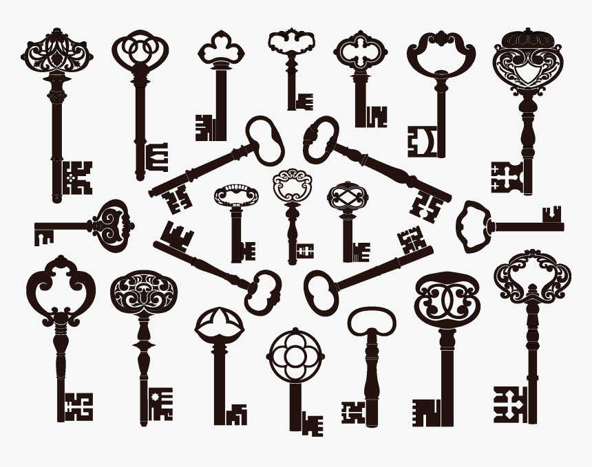 Vintage Key Png Free - Vintage Key Vector Free Download, Transparent Png, Free Download