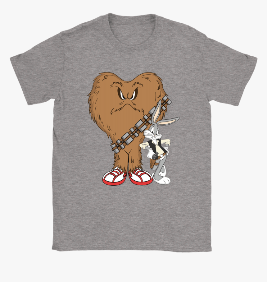 Gossamer And Bugs Bunny As Chewbacca And Han Solo Star - Barney Gumble Shirt, HD Png Download, Free Download