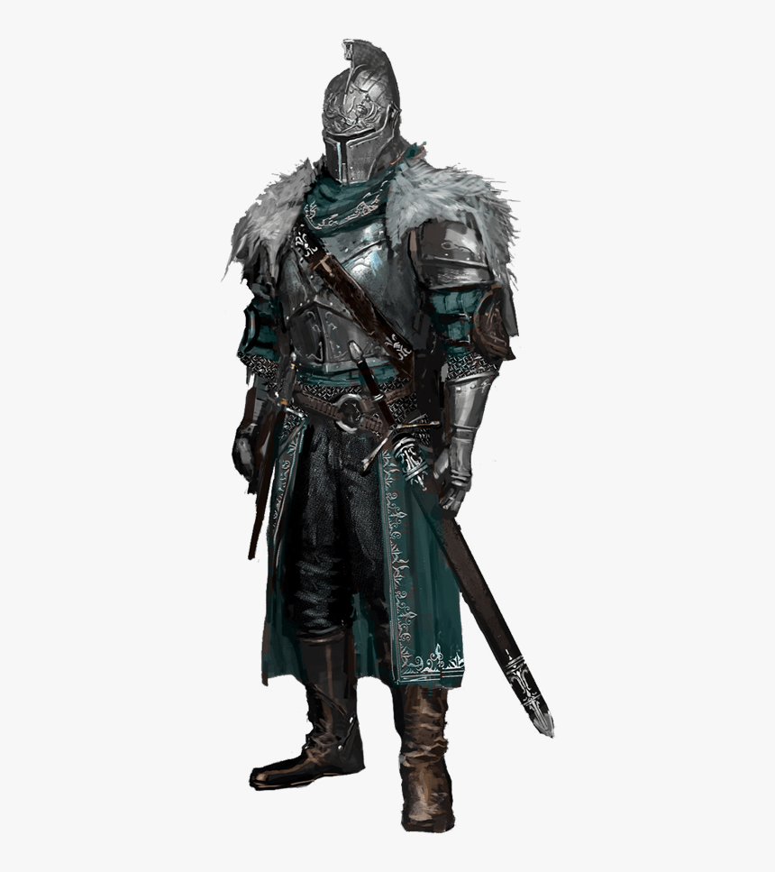 Dark Souls Warrior Standing - Best Looking Medieval Armor, HD Png Download ...