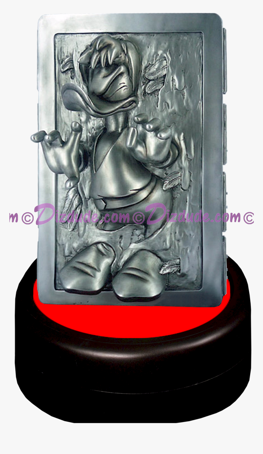 Donald Duck As Han Solo In Carbonite Medium Big Fig - Star Wars Big Statue, HD Png Download, Free Download