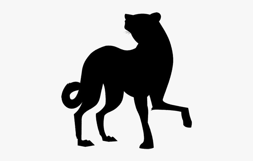 Cheetah Clipart Png Transparent Images - Silhouette, Png Download, Free Download